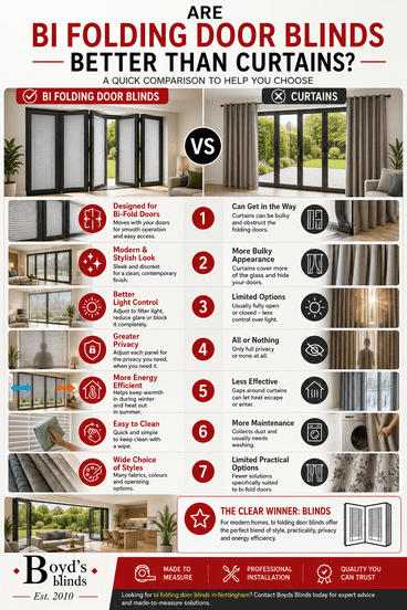 Are Bi Folding Door Blinds Better Than Curtains?